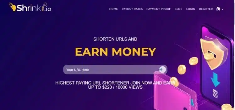 ShrinkMe.io Link Kısalt Para Kazan