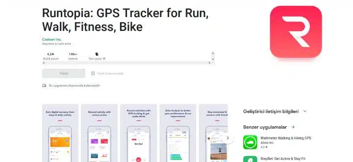 Yürüyerek Para Kazanma Uygulamaları - Runtopia