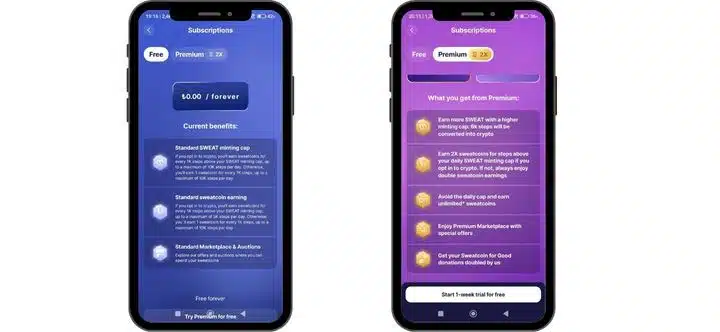 SWEATCOİN Free - Premium Üyelik