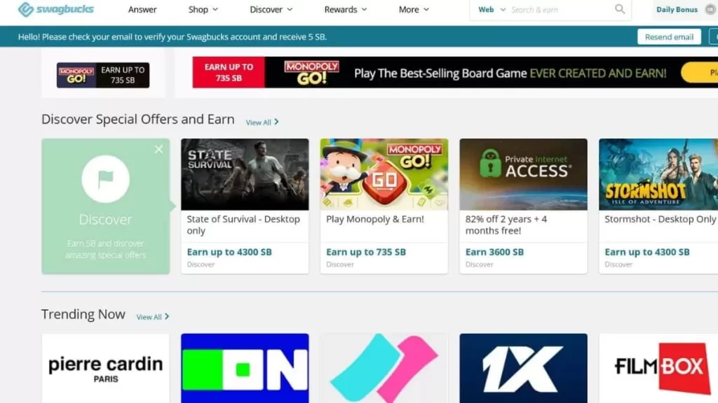 Swagbucks Uygulamasında Yer Alan videoları İzleyerek Kazanın