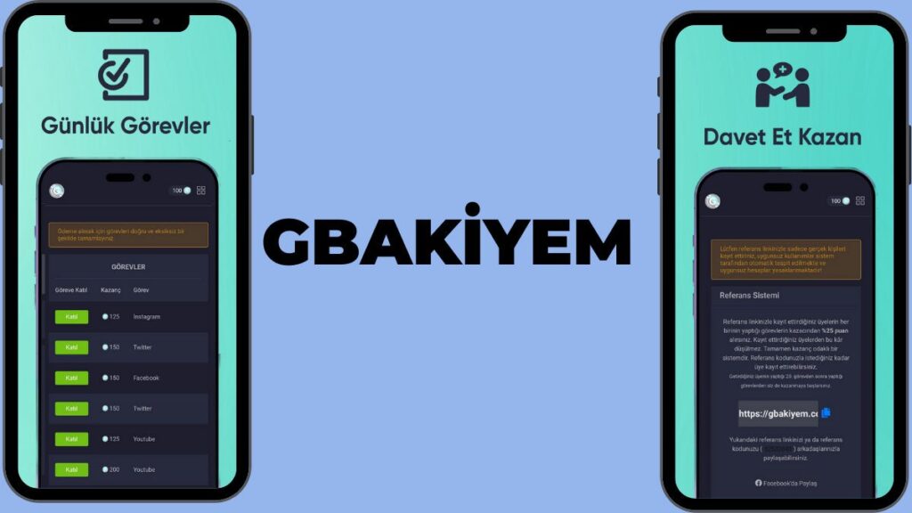 GBakiyem – Görev Yap Para Kazan